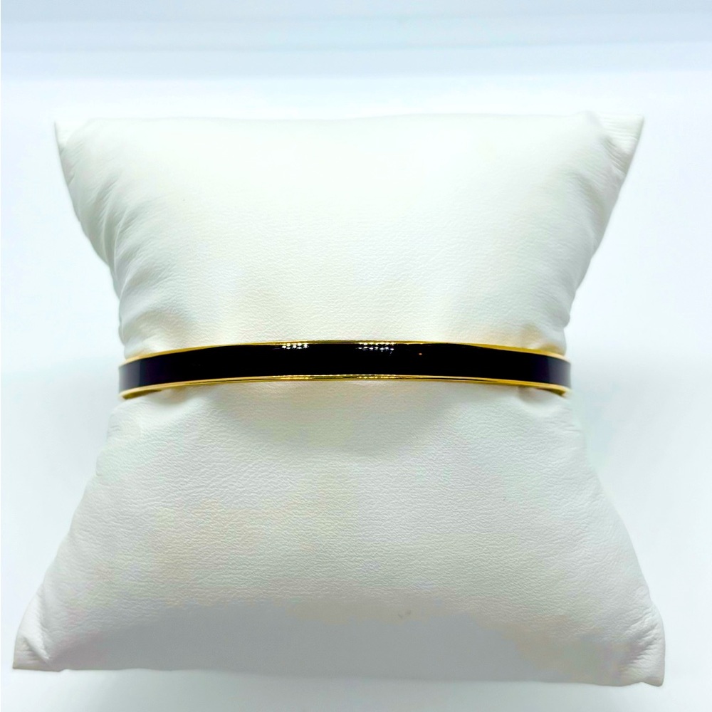 Kate Spade Brown/Gold Idiom Bangle Bracelet “Pure and Simple”